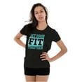 thumbnail image 4 of Good Things Come To Those Who Sweat Womens Slim Fit Graphic Tee Brisco Brands S, 4 of 5