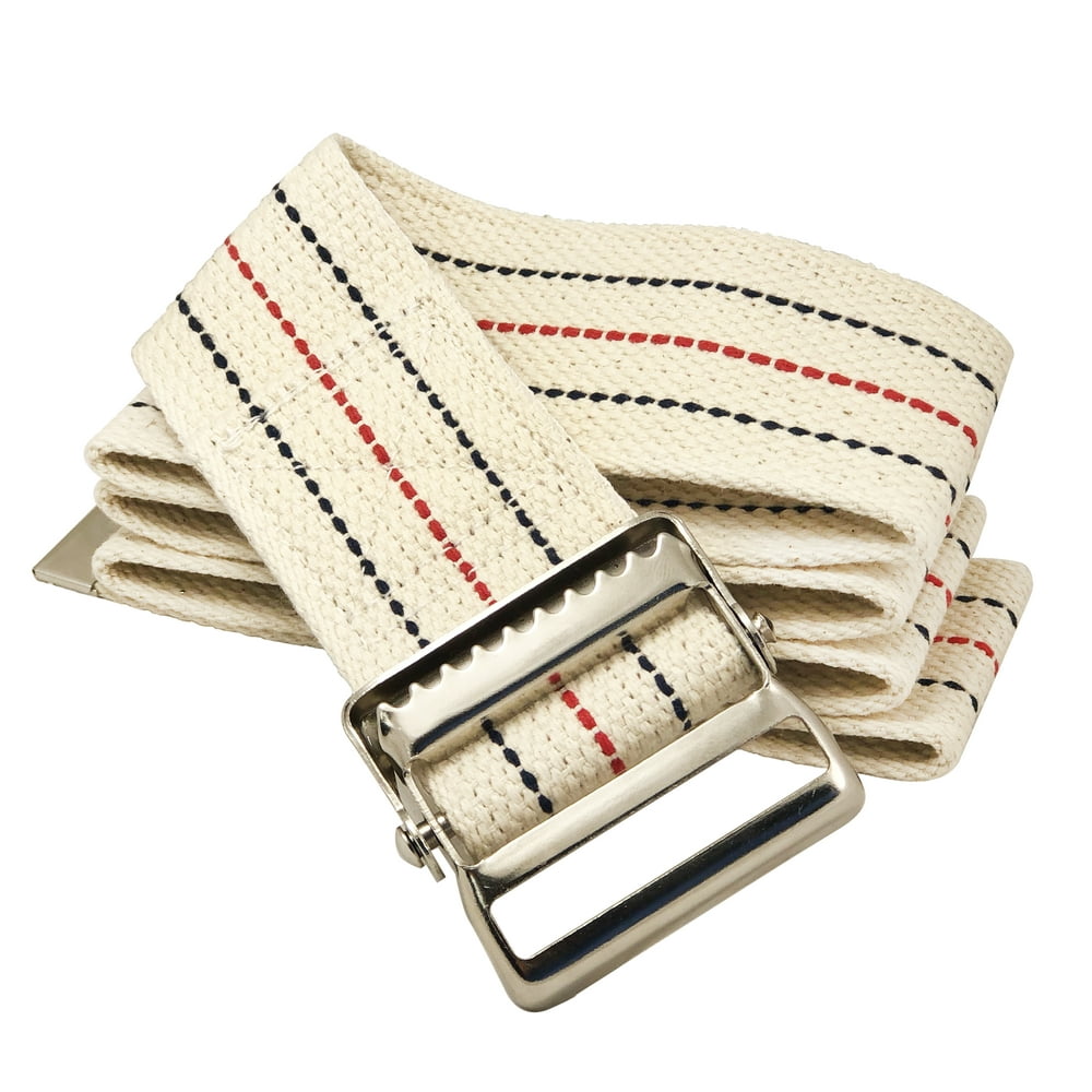 Essential Medical Supply 72" Woven Gait Belt with Metal Buckle