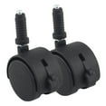 thumbnail image 5 of HOOWIFFY 2Pcs Black Office Chair Wheels with Brake for Easy Movement and Secure Locking, 5 of 8