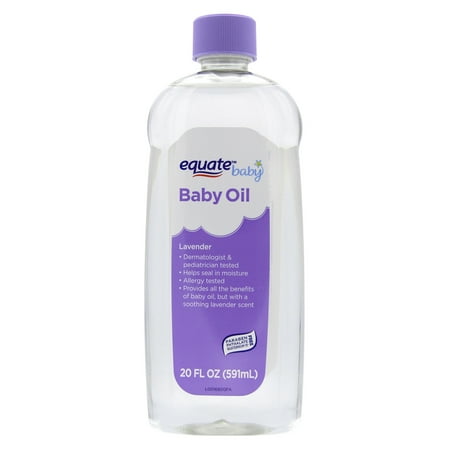 (2 Pack) Equate Baby Oil, Lavender, 20 Fl Oz