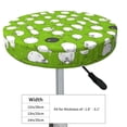 thumbnail image 4 of KLL Funny Sheep Doing Yoga Round Bar Chair Cushion Cover 13 inch ,Bar Stool Protector with Elastic, Soft Washable, 4 of 6