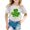 Z16-White, variant on YUEHUA Girls Tops 14-16 Kid Girls Easter Cute Saint Pat Round Neck Short Sleeve Tee Summer Casual T Shirt, 10-11 Years