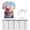 thumbnail image 2 of Butterfly Dancing T Shirts Basic T-Shirt Short Sleeve Ladies Tee Shirt Summer Graphic Clothing, 2 of 6