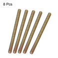thumbnail image 3 of Uxcell 8pcs packs Fully Threaded Rods 5/16x4-1/4" for Mounting Assembly Fastening, Colorful Zinc, 3 of 5
