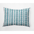 thumbnail image 2 of 14" x 20" Simply Daisy Watercolor Stripe Indoor/Outdoor Lumbar Throw Pillow, 2 of 4