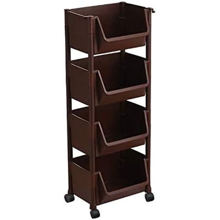 Storage Rack 4-Layer Standing Shelf, Standing Racking Shelving Units ...