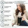 thumbnail image 4 of CLIQKWEN Rechargeable Self Stirring Mug - 380ml Electric Smart Magnetic Mixing Coffee Cup with Temp Display & Lid, Leakproof Automatic Travel Stirrer for Coffee Milk Cocoa, 4 of 8