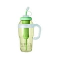 thumbnail image 2 of Aminojy Tumbler with Lid and Straw Water Bottle with Handle and Large Water Bottles for Girls with and Cap 40Oz Gym Sports Water Bottle, 2 of 5