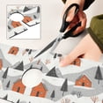 thumbnail image 6 of Yayeee Faucet Mat for Kitchen Sink 30" Diatomite Long Splash Guard Pad, Orange Cartoon Houses, 6 of 7