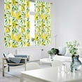 thumbnail image 2 of Nature Kitchen Curtains Lemon Tree Branches Yummy Delicious Gardening Design, Window Drapes for Cafe Decor, Fabric 2 Panels 26x36 Inch, 2 of 6