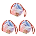thumbnail image 3 of VONKY Japanese Drawstring Bag Coin Purse Food Pouch Durable and Portable Blue Pink 14x12x16cm 3Set, 3 of 6
