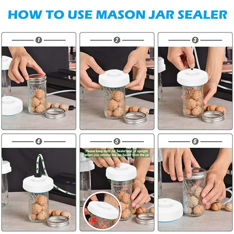 How to Vacuum Seal a Mason Jar 3 Ways - Food Prep Guide