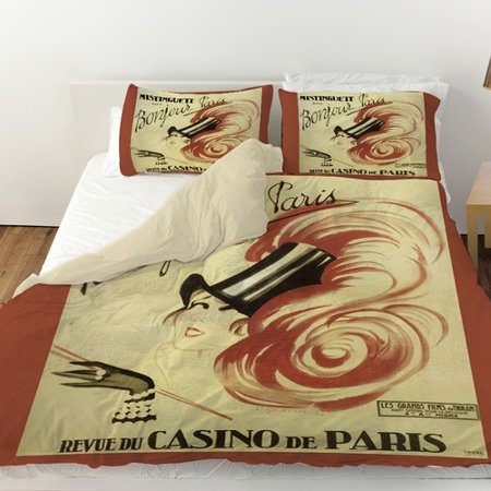 Manual Woodworkers & Weavers Bonjour Paris Duvet Cover