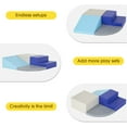 thumbnail image 6 of Climbing Blocks for Toddlers 1-3, 4-Piece Crawl and Climb Soft Foam Baby Climbing Blocks, Babies Activity Play Structures Toddler Climbing Toys Indoor, Blue, 6 of 8