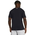 thumbnail image 2 of Men's Under Armour Foundation Short Sleeve Tee Color: Black Size: M, 2 of 4