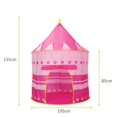 thumbnail image 3 of SalonMore Pop Up Princess Castle Play Tent with Case,Pink, 3 of 7