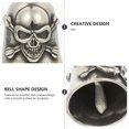 thumbnail image 3 of OUNONA Skull Bell Pendant for Craft DIY Jewelry Making with Retro Motorcycle Bell Design, 3 of 7