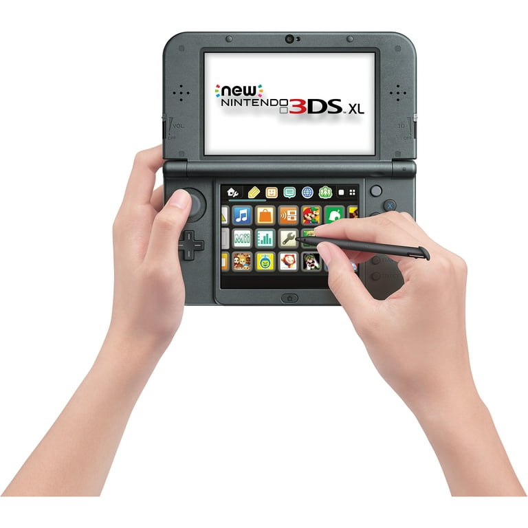 dynasti Diskriminering af køn Dødelig Nintendo New 3DS XL - Black - Walmart.com