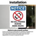 thumbnail image 3 of (2 Pack) No Cell Phones During Sign, 3 of 7