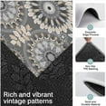 thumbnail image 3 of Gray Floral Mandala and Leaf Pattern Kitchen Rugs Sets Of 3,Kitchen Runner Rugs Non Skid Washable,Decorative Kitchen Floor Mats for Kitchen,Sink,Laundry,17"x30"+ 17"x47" + 17"x59", 3 of 6