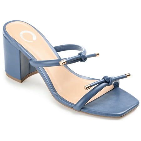 

Journee Collection Womens Jessa Tru Comfort Foam Open Toe Mid Block Heel Pumps