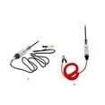 thumbnail image 1 of 6V-24V Car Circuit Tester Voltage Repair Light Lamp Truck Tools Automobile Universal Detection Tool Electric Detector Probe Lamp Black Cable, 1 of 9