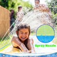 thumbnail image 3 of Slip and Slide Lawn Water Slides - Inflatable Heavy Duty Slip Slides with 2 Bodyboards, Lawn Waterslide Summer Water Toy with Sprinkler for Kids Backy, 3 of 4