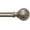 Retro Silver, variant on Wood Curtain Rods for Windows 48 to 84 Inch,1'' Diameter Drapery Rods with Imitation Wood Grain Leaf Pattern Finials,Boho Adjustable Heavy Duty Curtain Rods Set,36-88'',Color:Natural Wood