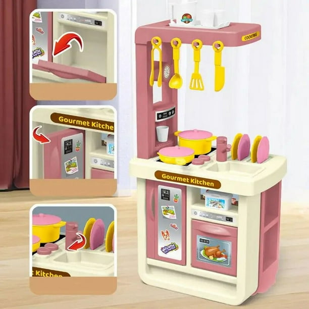 Kid Kitchen Play Set Kids Play Kitchen Sets Role Playing Game Toy