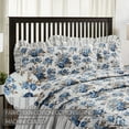 thumbnail image 7 of VHC Brands Annie Blue Floral King Sham 21x38, 7 of 7