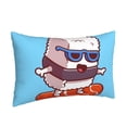 thumbnail image 2 of Fotbe Sushi Salmon Surfing Pillow Cases - Envelope Closure - Luxury, Extra Soft, Cooling Pillow Covers - Wrinkle, Fade, Stain Resistant-14"x20", 2 of 9