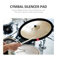 thumbnail image 3 of KONTONTY 8Pcs Drum Cymbal Mute Belt Elastic Silent Dampener Pads for Quiet Practice Assorted Color, 3 of 8
