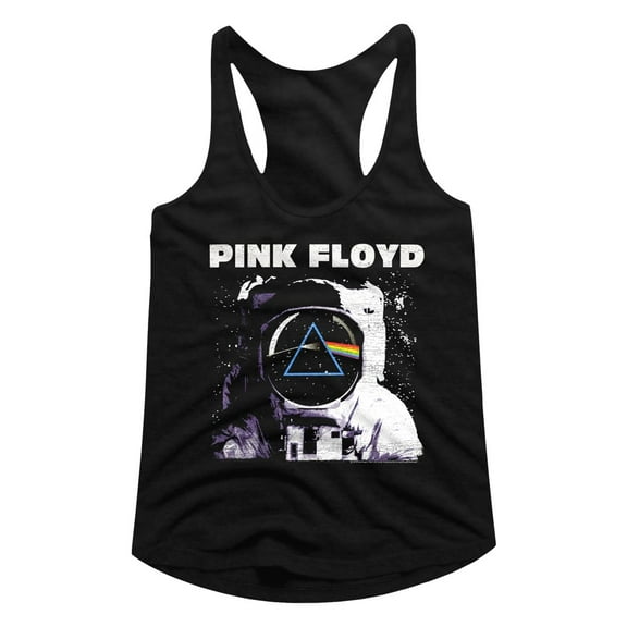 Pink Floyd Classic Moon Black Women's Racerback Tank Top