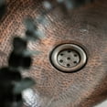 thumbnail image 4 of 18" Handmade Hammered 100% Solid Dark Copper Bathroom Vessel Sink Bowl – Countertop Basin for Vanity & Powder Room | Eco-Friendly Rustic Copper Sink, 4 of 13