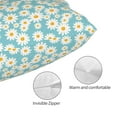 thumbnail image 5 of Vsdgher Daisy Floral A Print Pillow Cases -Iconic Collection Pillowcases -Extra Soft, Not easy to deform,not pilling Export quality, 5 of 8
