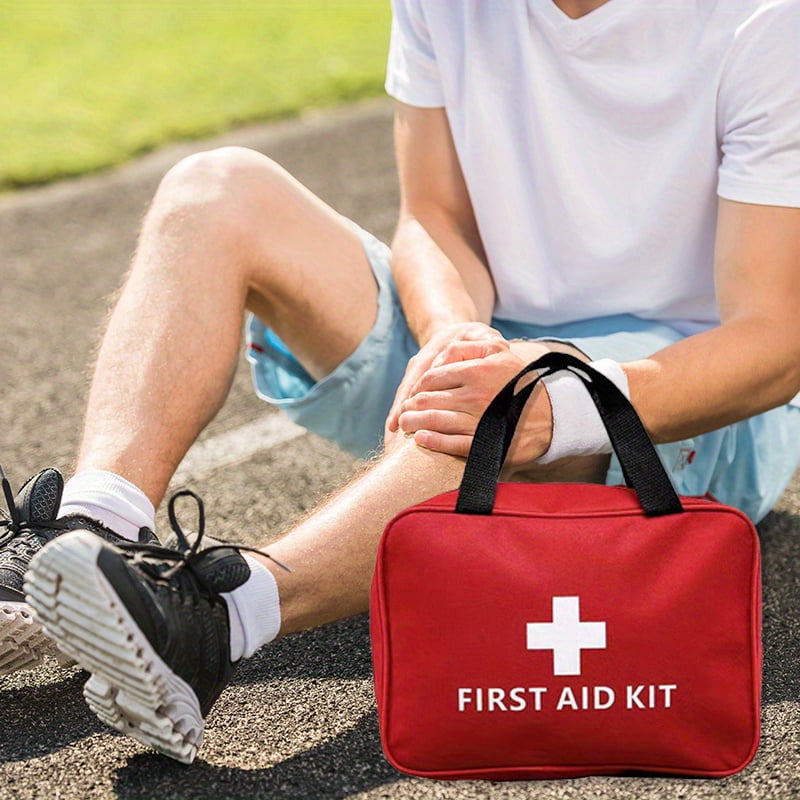 160pcs First Aid Kit: Comprehensive, Portable Emergency Supplies for Outdoor Adventures & Home, Including Bandages, Scissors & More