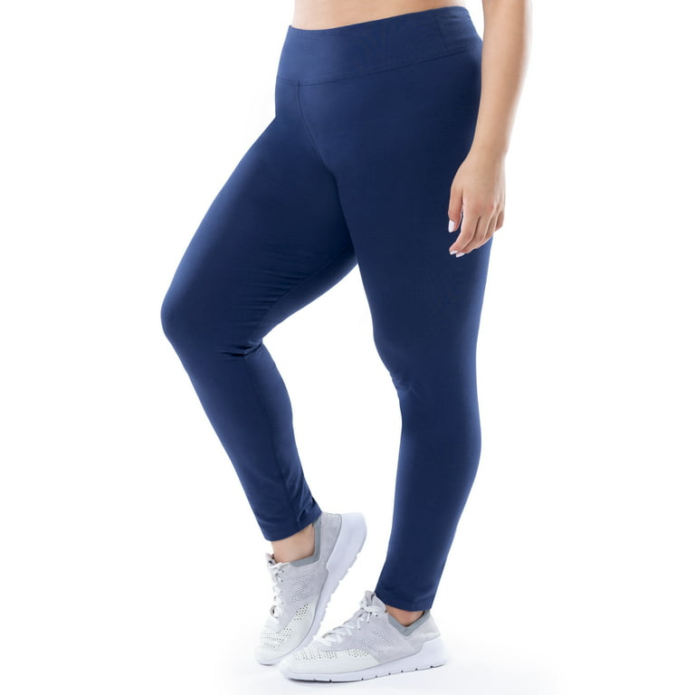 POSESHE Women's Plus Size Yoga Pant, Basic Leggings for Workout, S-5XL