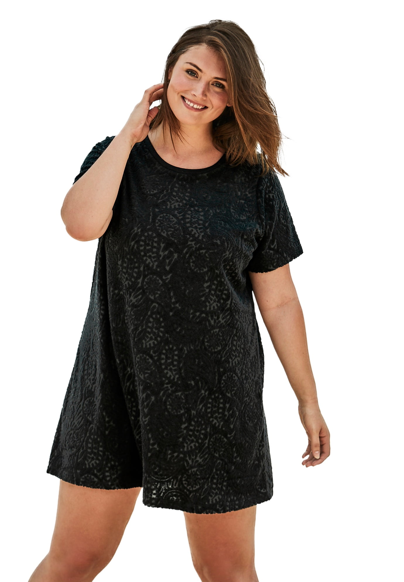 Black Paisley Burnout 