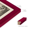 thumbnail image 2 of Vintage Views of Venice VIII - Framed Print w/glass - Cherry Red, 2 of 7