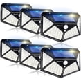 thumbnail image 1 of Luces solares de pared para exteriores Merece Light, paquete de 6, 100 LED IP65, 1 of 7