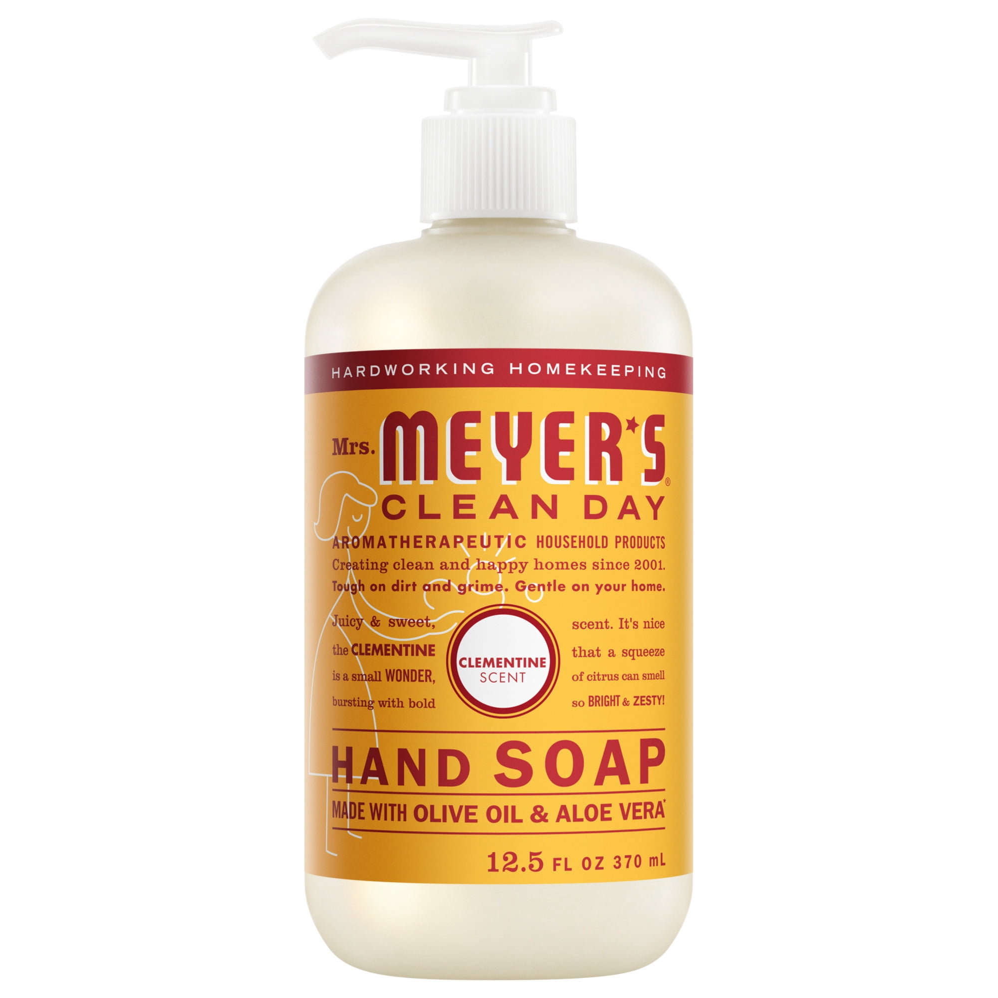 Mrs. Meyer’s Clean Day Hand Soap, Clementine Scent, 12.5 Fl Oz