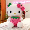 thumbnail image 1 of Sanrio-muñeco de peluche de Hello Kitty para niña, juguete de peluche de dibujos animados, Kawaii, fresa, amor, decoración de habitación, regalo de cumpleaños Fivean unisex, 1 of 2