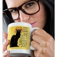 thumbnail image 2 of 3dRose, Vintage French Chat Noir Black Cat Art, 11oz Mug, 2 of 7