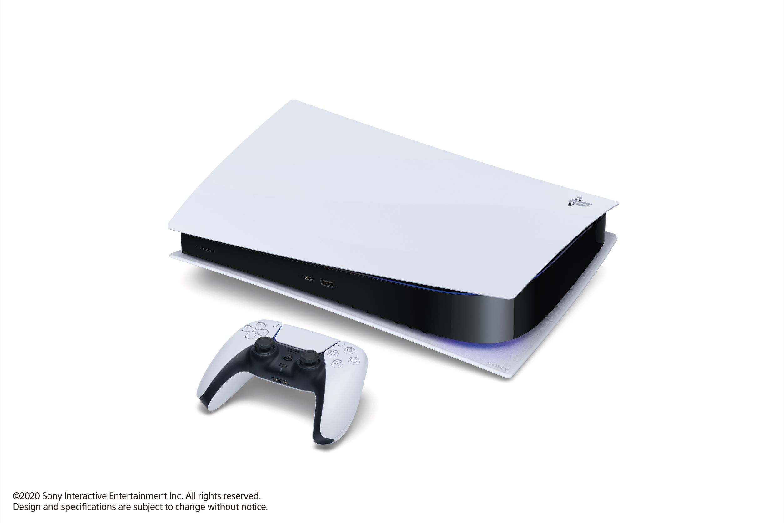 Sony PlayStation 5 Versión Digital 825GB SSD Consola de Juegos, Blanco, 1, 1 4