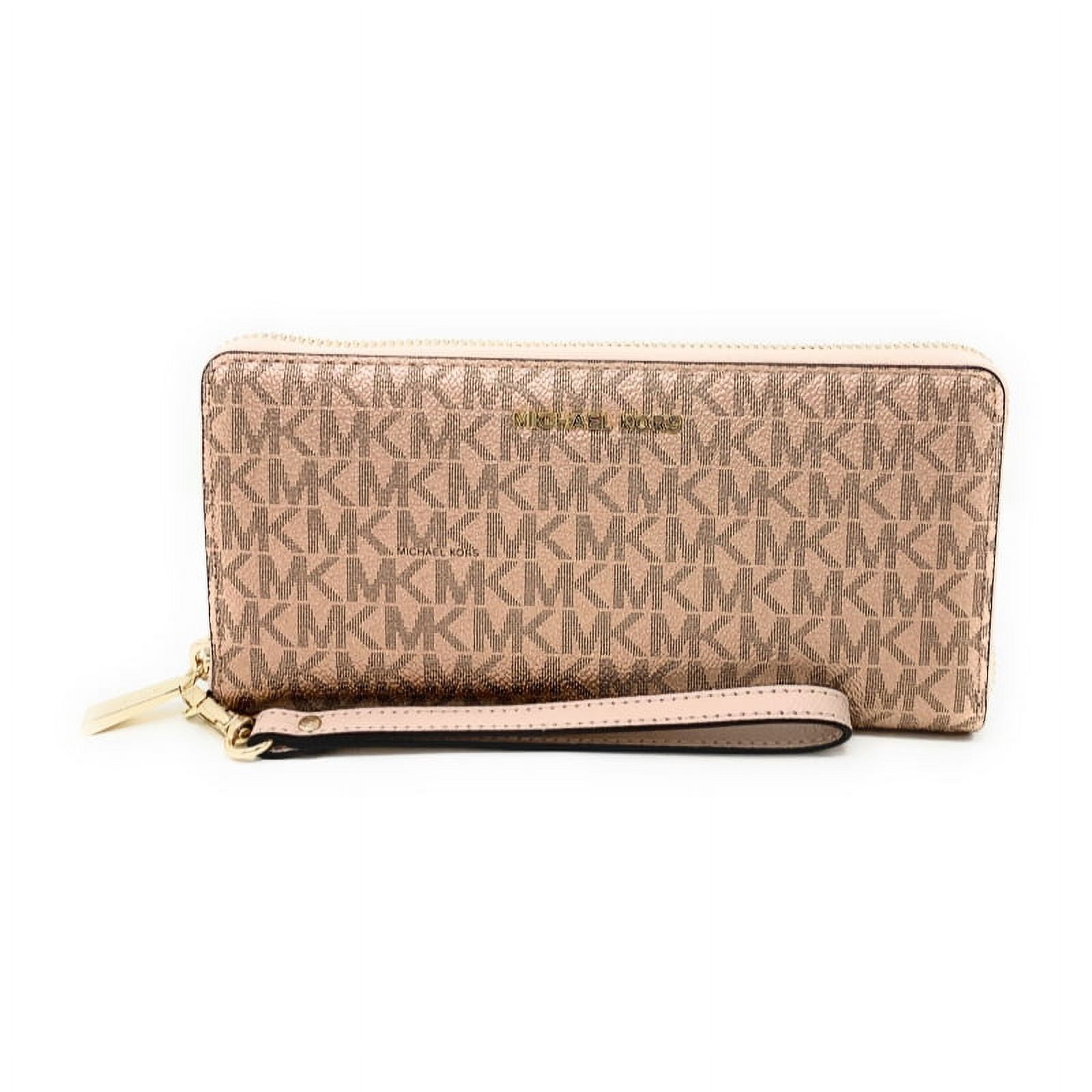 Michael kors shop metallic gold wallet