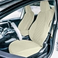 thumbnail image 2 of For 2017-2024 Tesla Model 3 FH Group Neoprene Waterproof Custom Fit Car Seat Covers  Solid Beige - Front Seats, 2 of 5