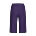 thumbnail image 7 of Bermuda Golf Shorts For Women Quick Dry Active Shorts Knee Length High Waisted Elastic Short Pant Baggy Relaxed Fit Lounge Breathable Sweat-Pant - (Above Knee-Length Style), 7 of 7