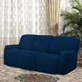 thumbnail image 6 of Easy-Going Stretch Recliner Sofa Slipcover for 3 Cushion Couch with Pocket, Couch Covers for Pets, Navy (Sofa not included), 6 of 7