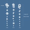 thumbnail image 1 of Guirnalda de copos de nieve de invierno para decoración de fiesta de cumpleaños, 12 piezas, País de las Maravillas, papel blanco, colgante, guirnaldas, 1 of 4