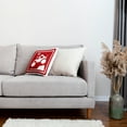 thumbnail image 4 of 3drose, This Baja Bug Is Racing and Jumping Off Road, Featured on a Red Warning Sign, 16x16 inch Pillow Case, 4 of 5